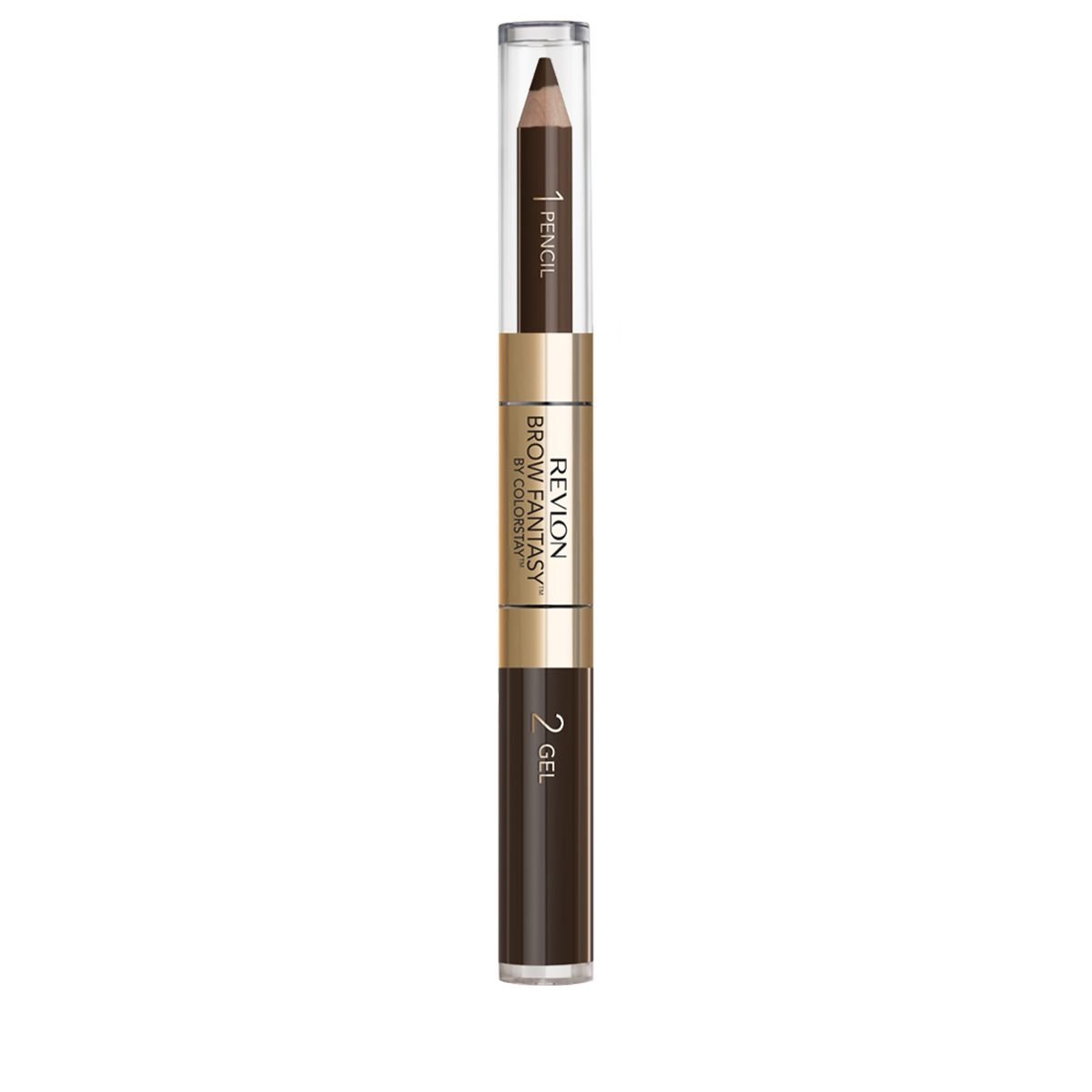 Revlon Brow Fantasy Pencil & Gel kredka i żel do stylizacji brwi Dark Brown 1,49g