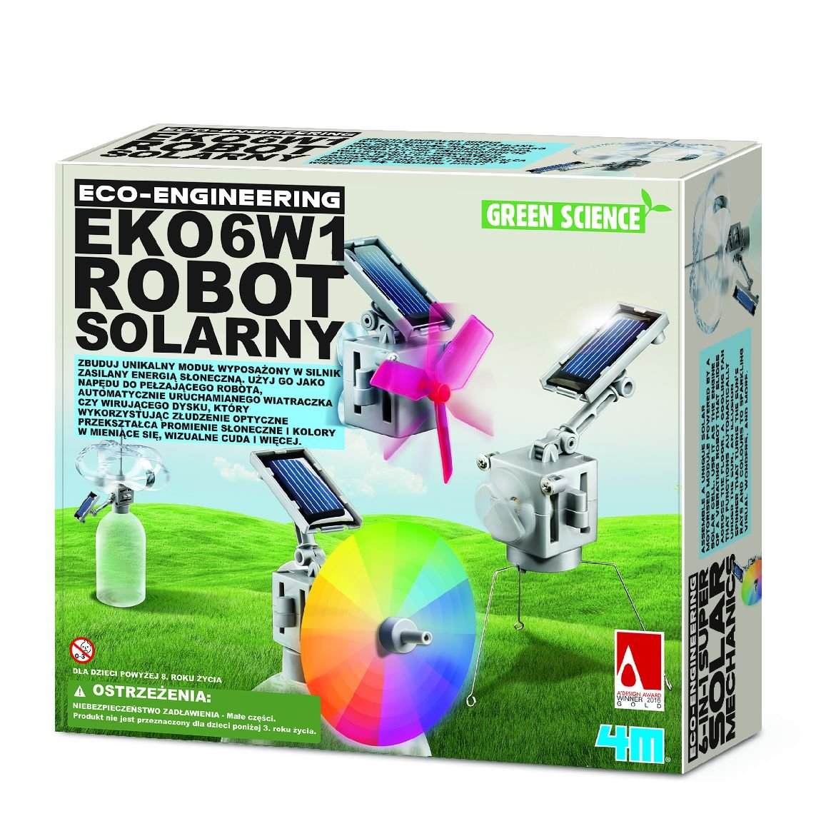 4m  Eko robot solarny 6-w-1 3401