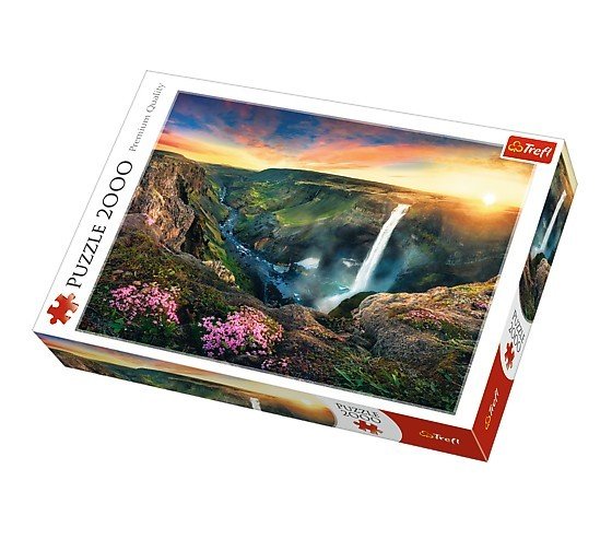 Trefl Puzzle Wodospad Haifoss Islandia 2000