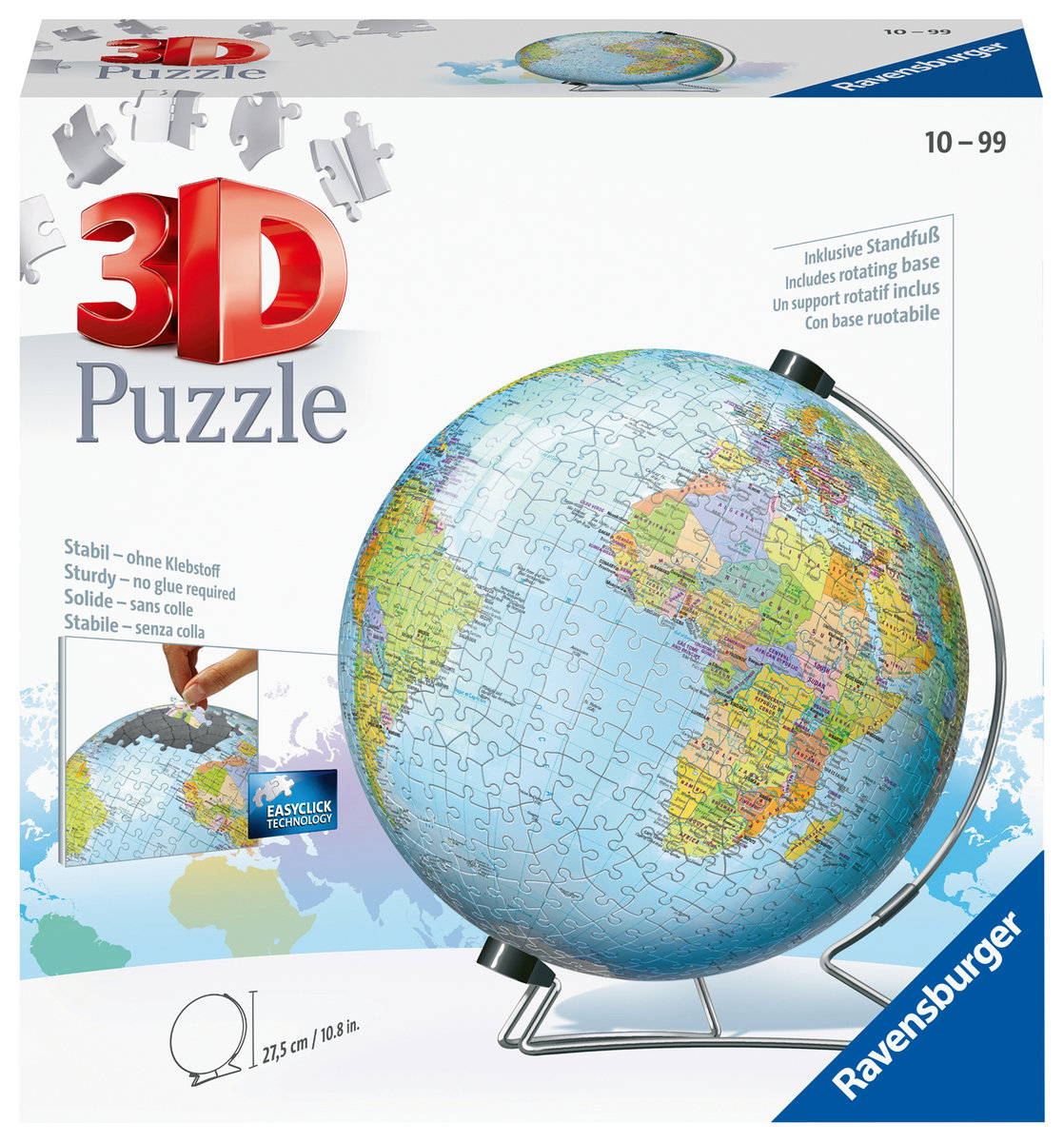 Ravensburger puzzleball Globus 3D 72 elementy