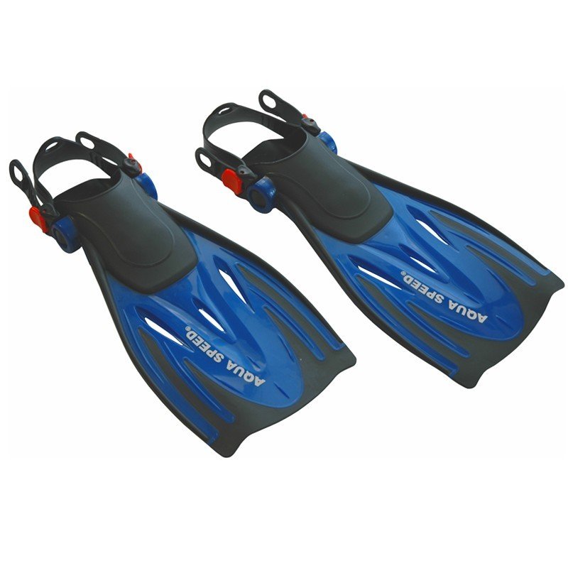 Aqua Speed Płetwy treningowe regulowane Wombat granatowo-czarny roz 42-45 5908217630384