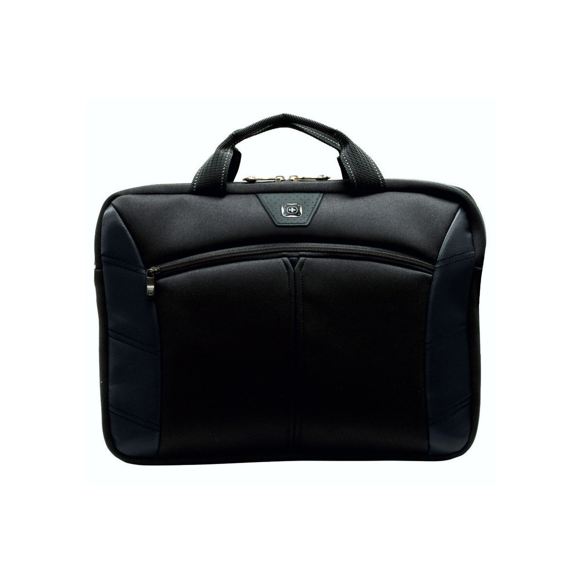 WENGER Sherpa torba na laptopa do zawieszenia, notebook do 16 cali, aktówka, 8 l, dla kobiet i mężczyzn, do biura, na uczelnię, podróż, czarna, 600653, czarny, 16.0, aktówka