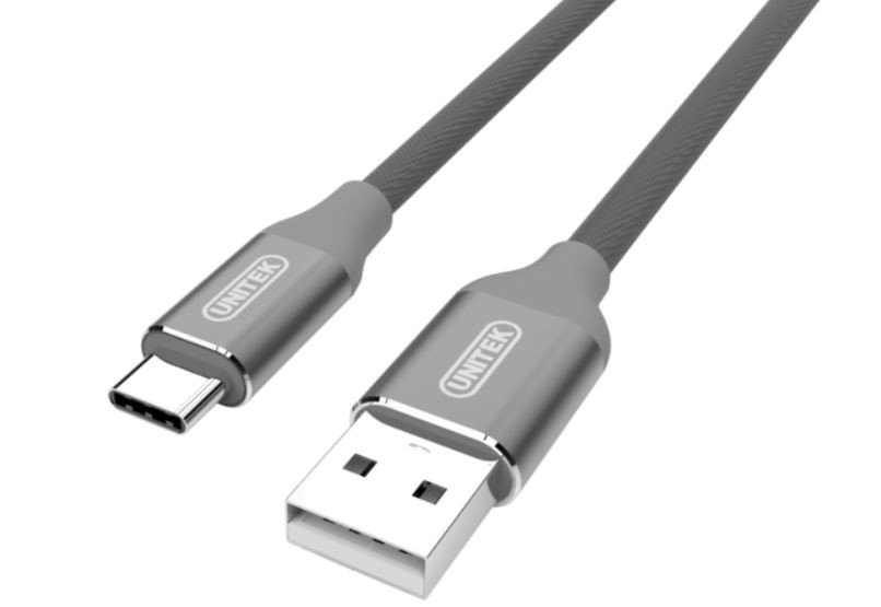 Unitek Przewód Premium USB-USB TypC 2.0 Gray 4894160031853