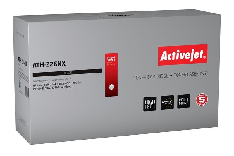 ActiveJet Toner ATH-226NX (do drukarki Hewlett Packard, zamiennik CF226X supreme 9000str. czarny) EXPACJTHP0230