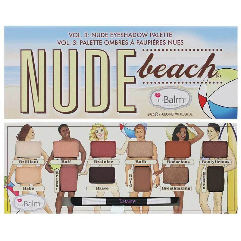 The Balm Nude Beach Eyeshadow Palette paletka cieni do powiek 9,6g