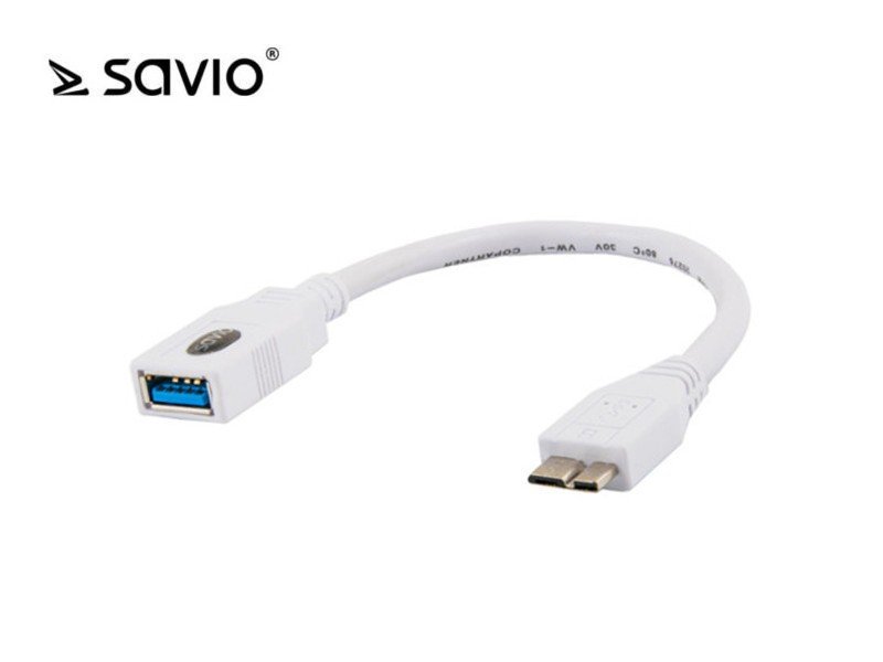 Elmak SAVIO CL-87 Adapter USB OTG AF - micro USB 3.0 BM (KKS8KPBU0160 [4958779])
