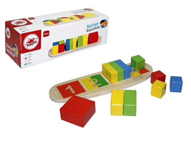 Playme Sorter kształtów do nauki liczenia 2
