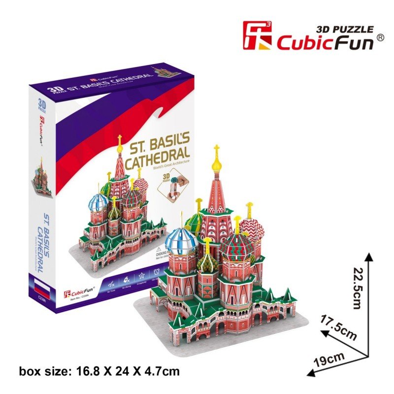 Puzzle 3D Katedra Św. Wasyla