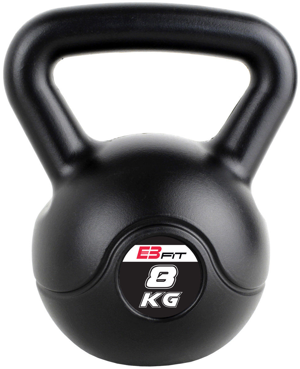 Kettlebell EB FIT EB FIT 8kg czarny