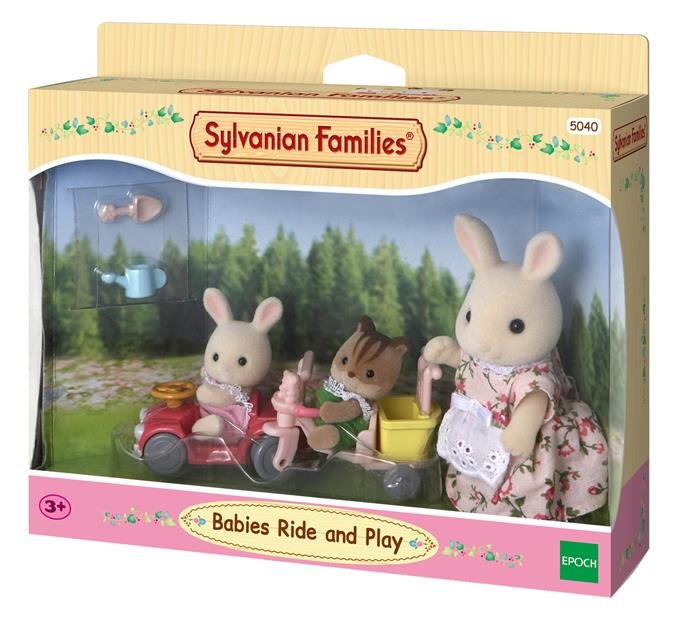 Sylvanian Families Sylvanian Families, figurki Trójkołowy rower z zabawkami