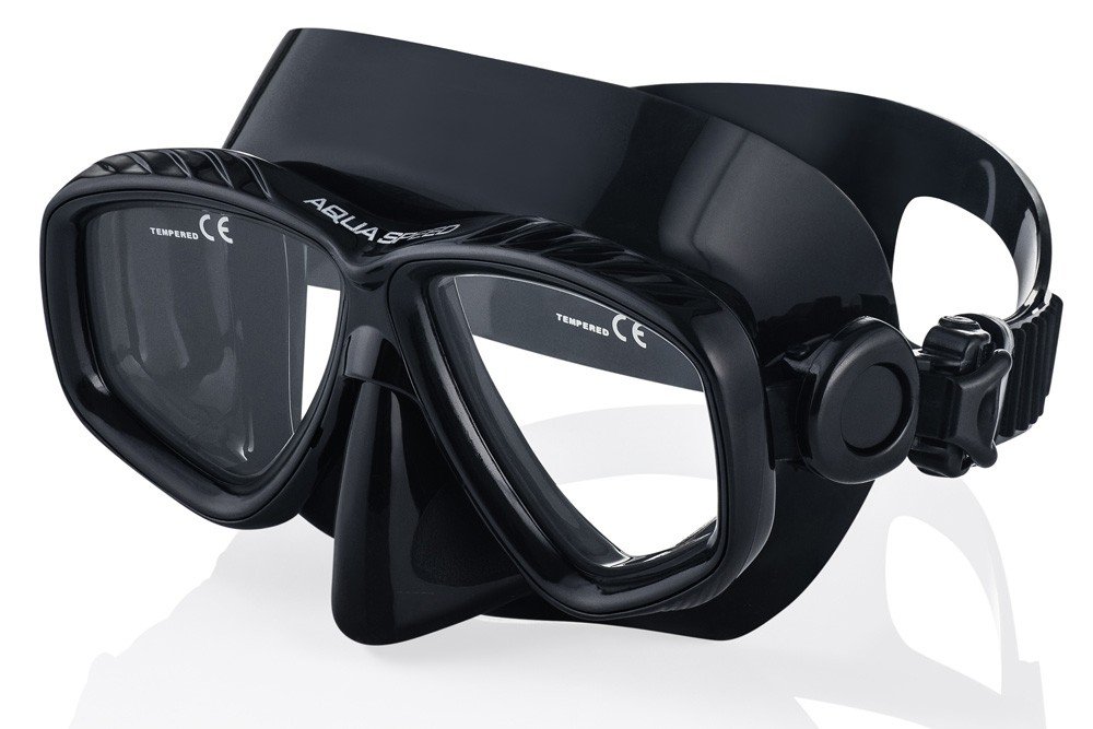 Aqua Speed Maska do nurkowania, korekcyjna, Optic Pro, czarna