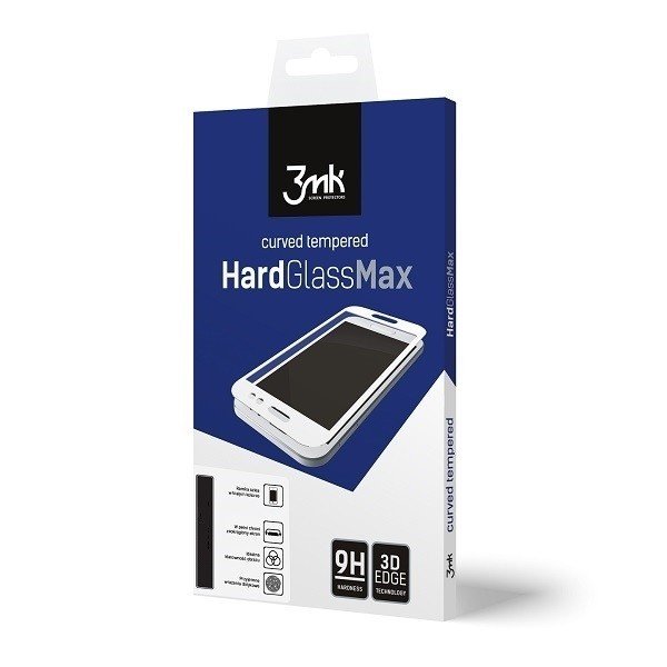 3MK Hardglass Max do iPhone 8 czarny (MAXGLAIP8BL)