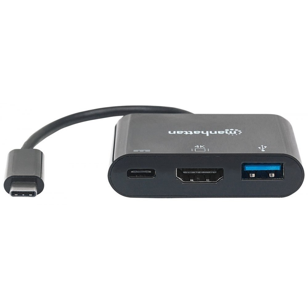 Techly Multiport Adapter USB-C 3.1 na HDMI/USB-A/USB-C (152037)