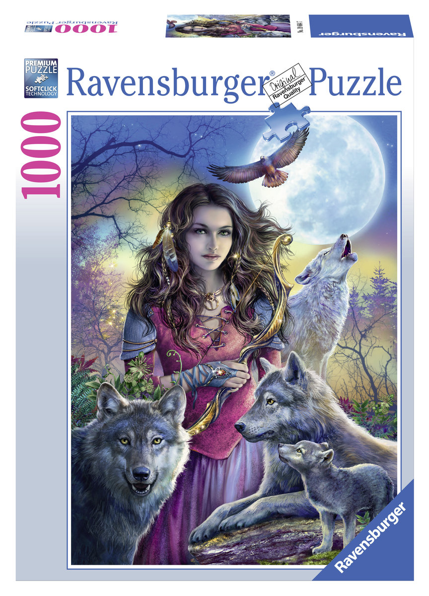 Ravensburger 1000 ELEMENTÓW Patronka wilków