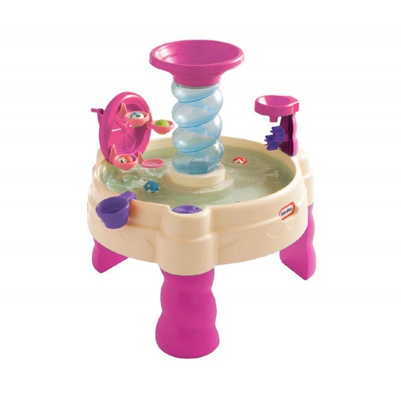 Little tikes Wodny stół Fontanna Spiralna różowa 050743173769 050743173769