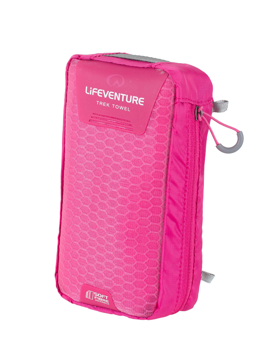 Lifeventure SoftFibre Trek Towel Advance XL pink