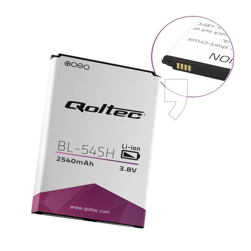 Qoltec Bateria Bateria do LG BL-54SH D405 L90 2540mAh 52067.BL-54SH