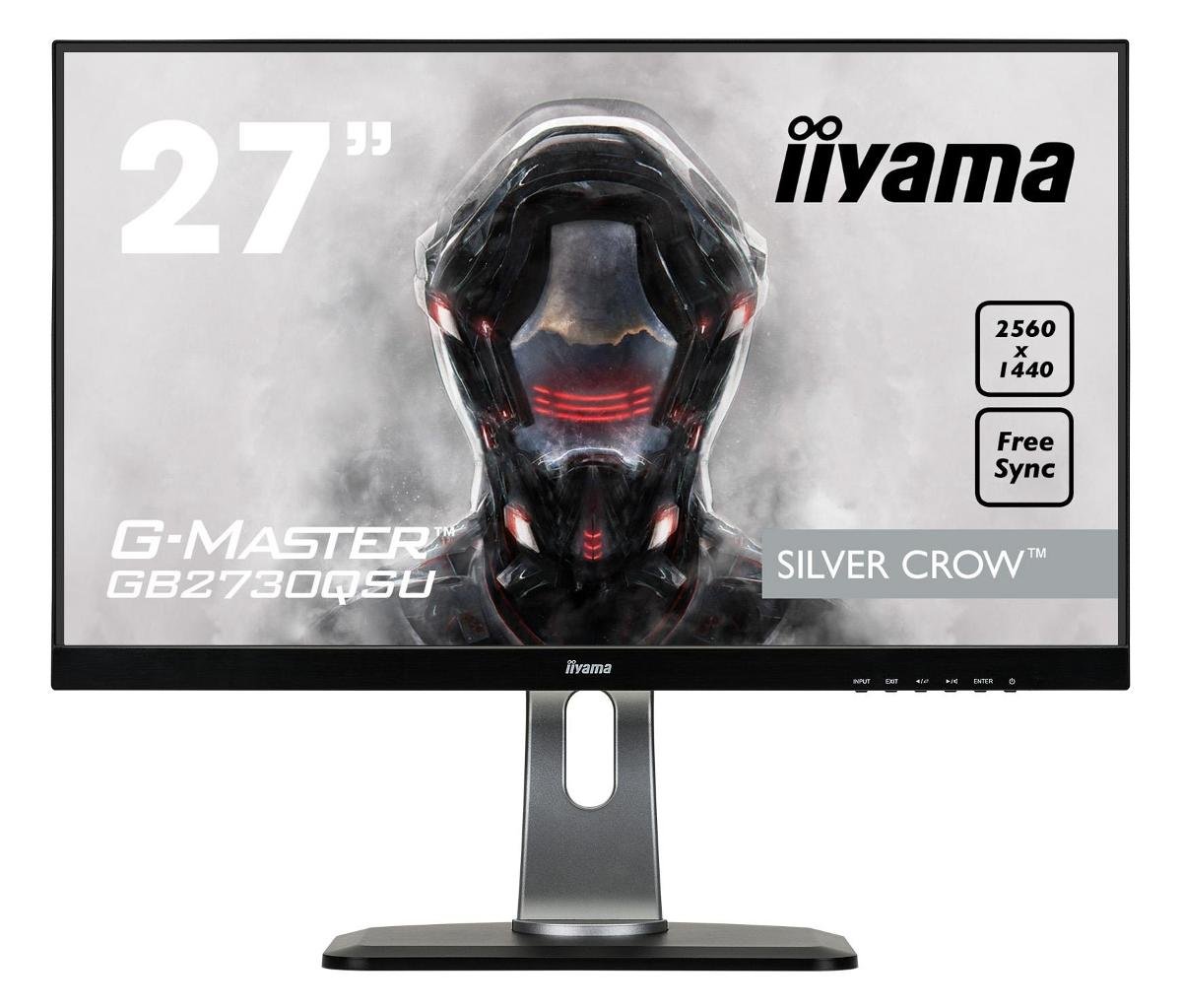 IIYAMA 27 GB2730QSU-B1 WQHD,75Hz,USB,HDMI,DP,PIVOT,1MS. GB2730QSU-B1