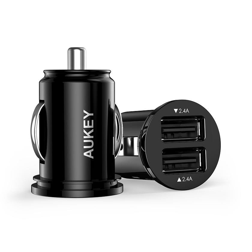 Aukey Ładowarka samochodowa 2xUSB AiPower 4.8A 24W CC-S1 601629299747