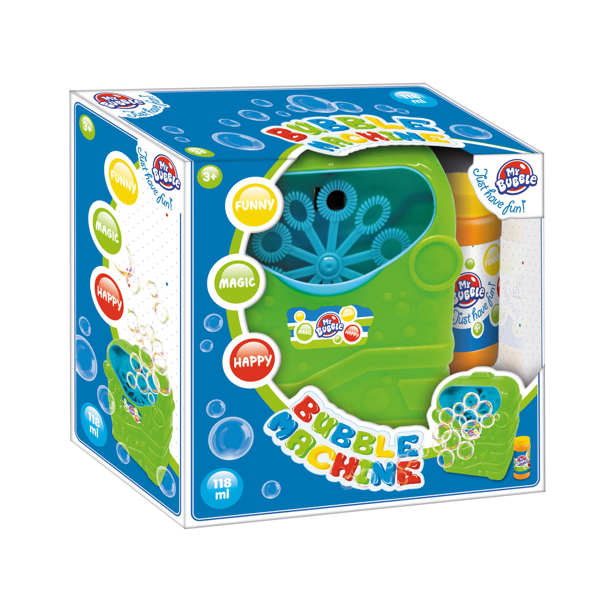 Mc Bańki Mydlane My Bubble bańki mydlane 118ml Maszyna Jl-680 Wb 12