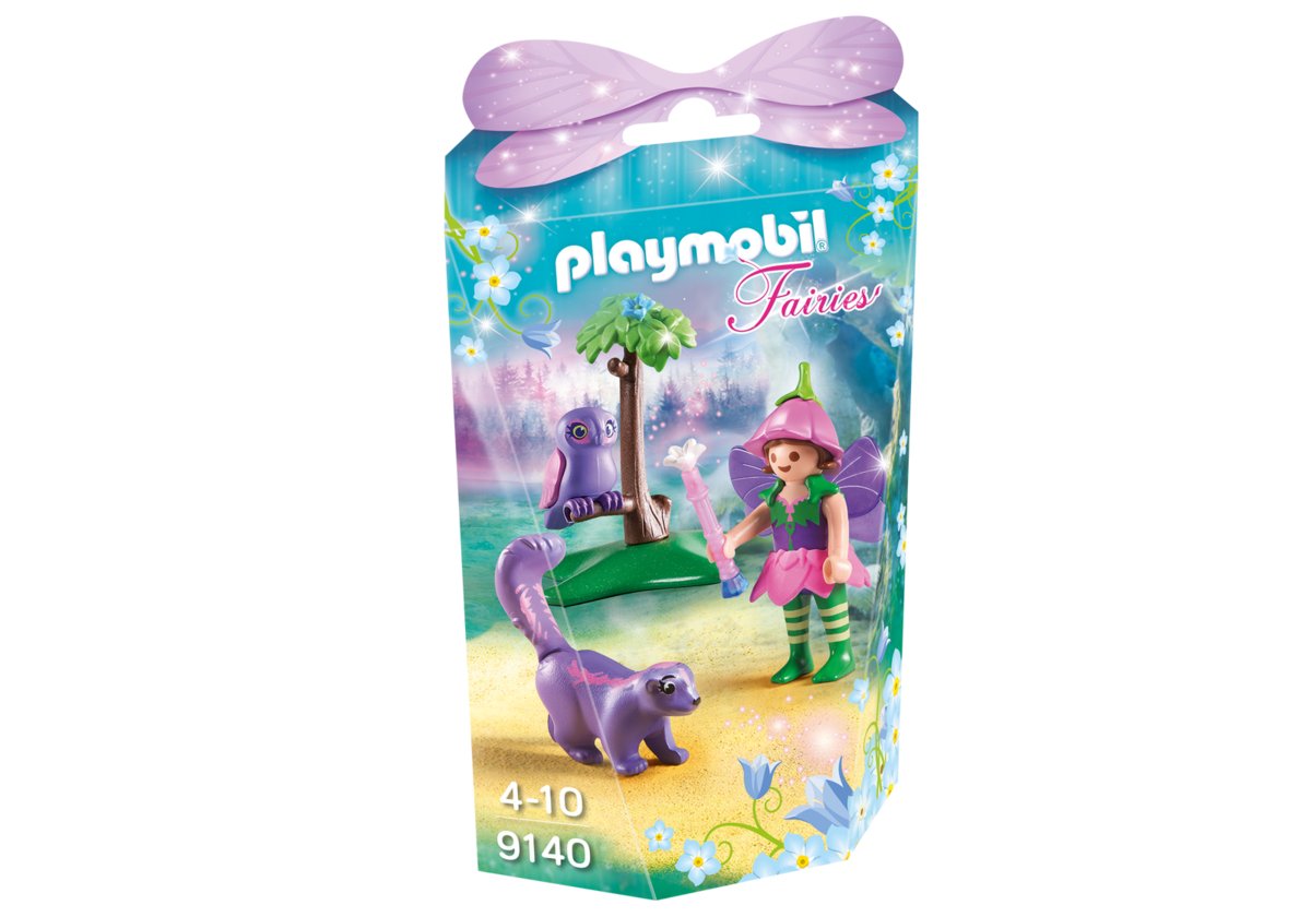 Playmobil MAŁA WRÓŻKA Z SOWĄ I SKUNKSEM 9140