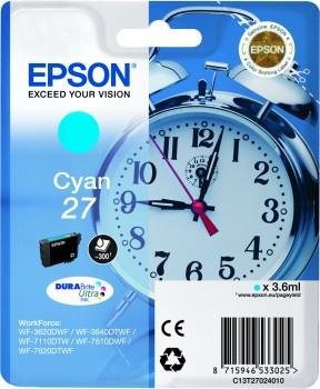 EPSON EPSON Tusz EPSON T2702 27 Cyan C13T27024012) C13T27024012 C13T27024012