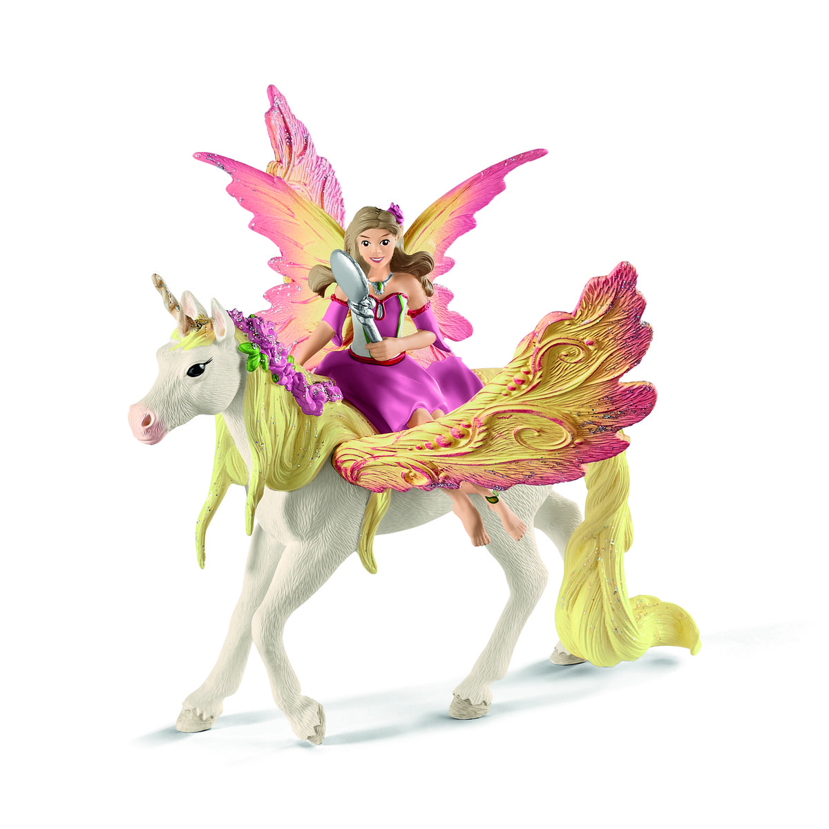 Schleich, Figurka kolekcjonerska, Wróżka Feya z jednorożcem pegazem