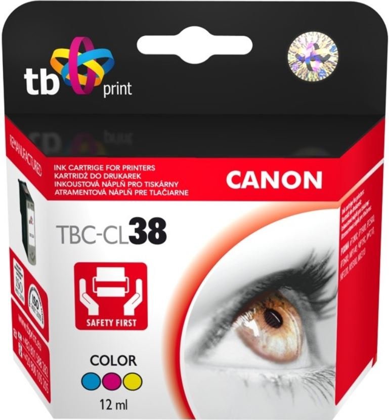 Tusz TB PRINT TBC-CL38 (Canon 2146B001), tri-color, 12 ml