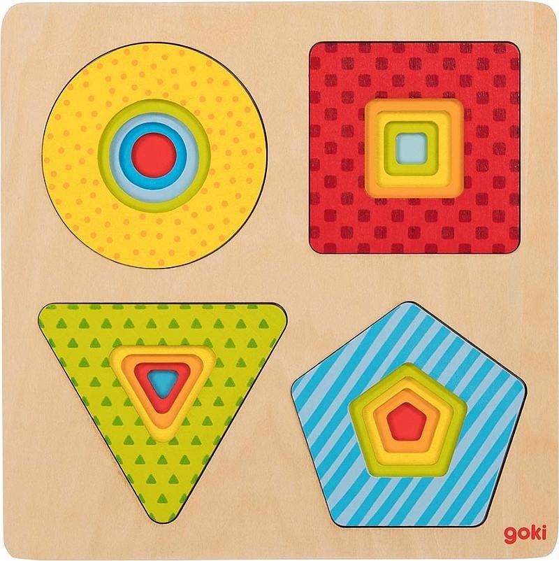 Goki puzzle warstwowe geometryczne 57705