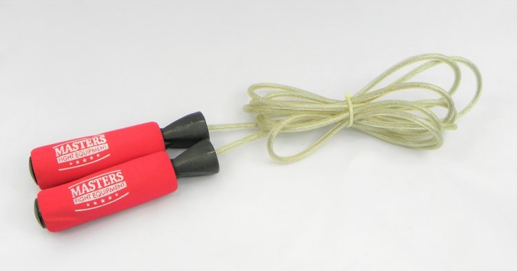 MASTERS FIGHT EQUIPMENT Skakanka bokserska, SBS-W, czerwony