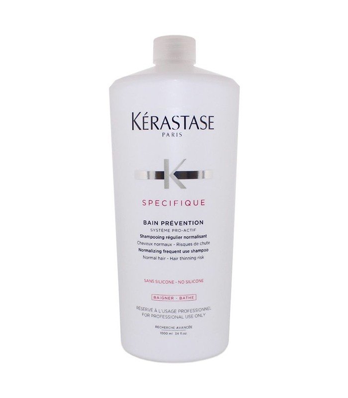 Kerastase Specifique Szampon przeciw wypadaniu włosów bez silikonu Bain Prévention Normalizing Frequent Use Shampoo) 1000 ml