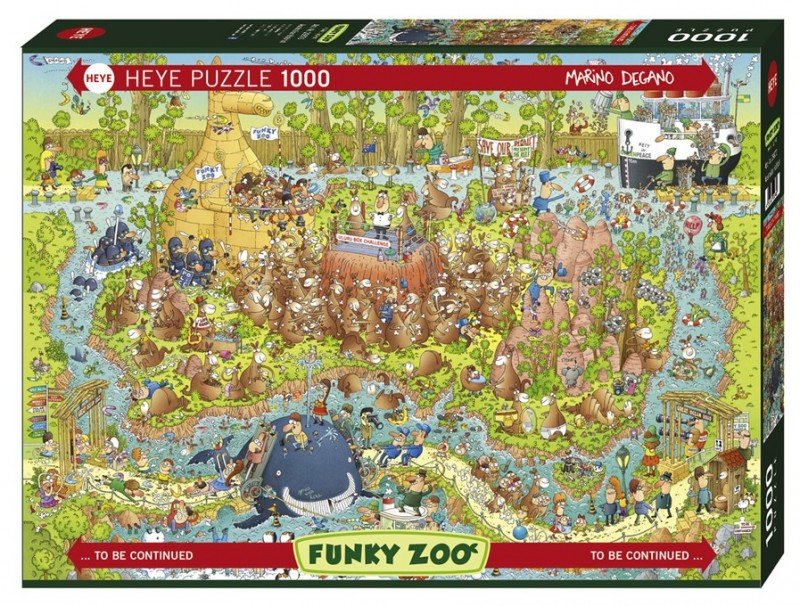 Heye Puzzle 1000 elementów. Funky ZOO, część VIII. Australia, Degano