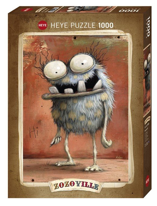 Heye Puzzle 1000 elementów Zozoville Wielkie oczy