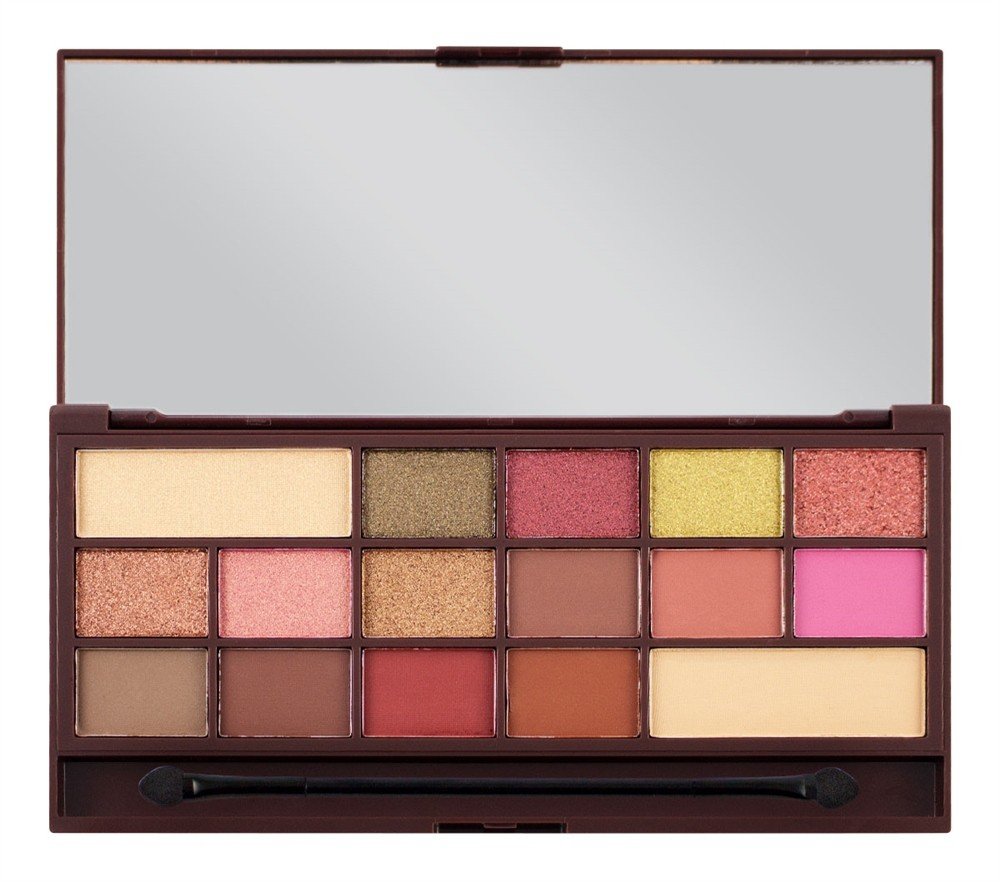 Makeup Revolution Chocolate Rose Gold paleta 16 cieni 22g 55004-uniw