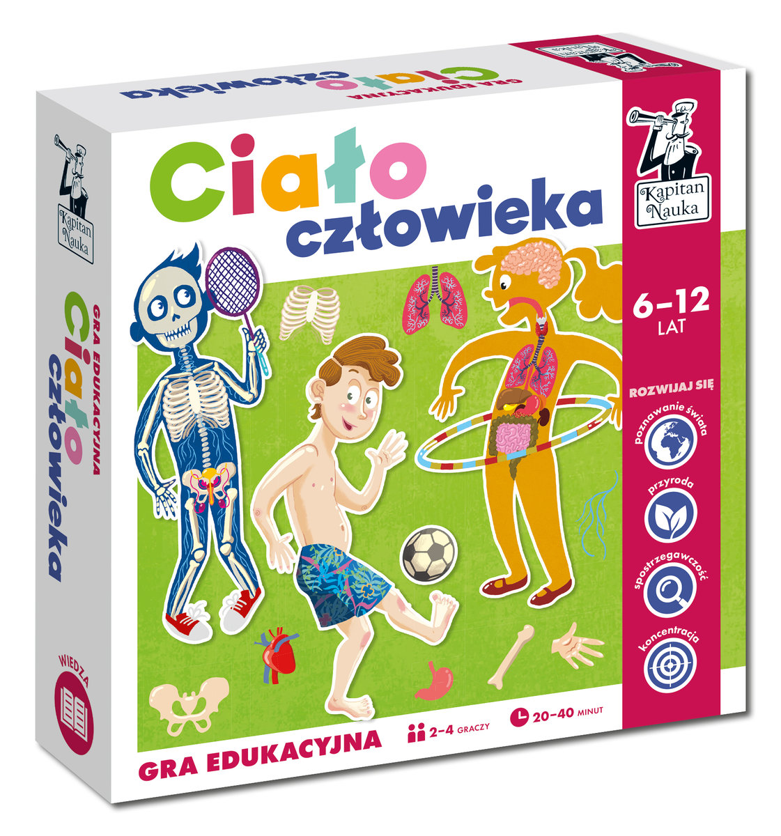 Edgard Kapitan Nauka Gra edukacyjna Ciało człowieka