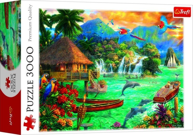 Puzzle 3000 Życie na wyspie