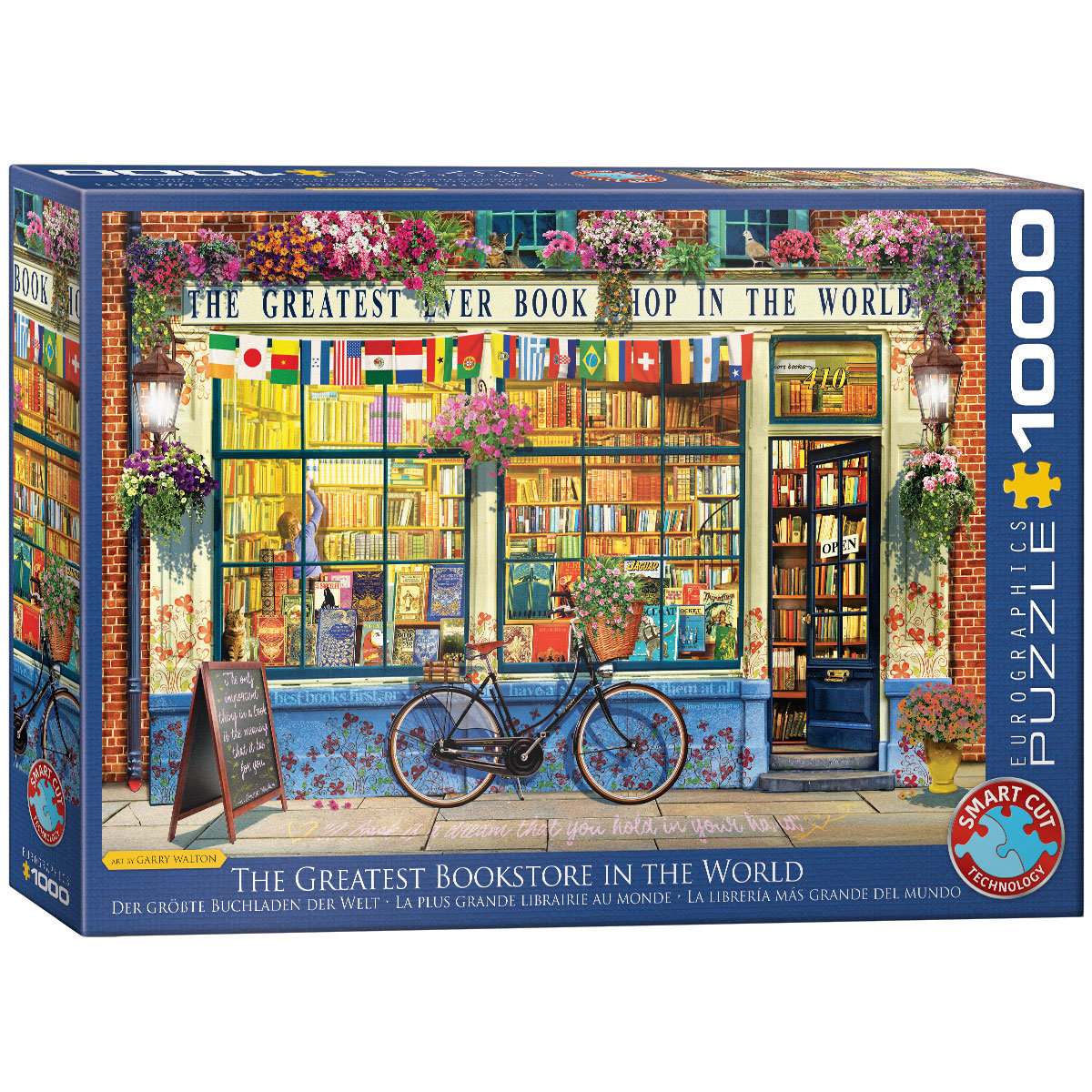 Eurographics puzzle Księgarnia i Rower