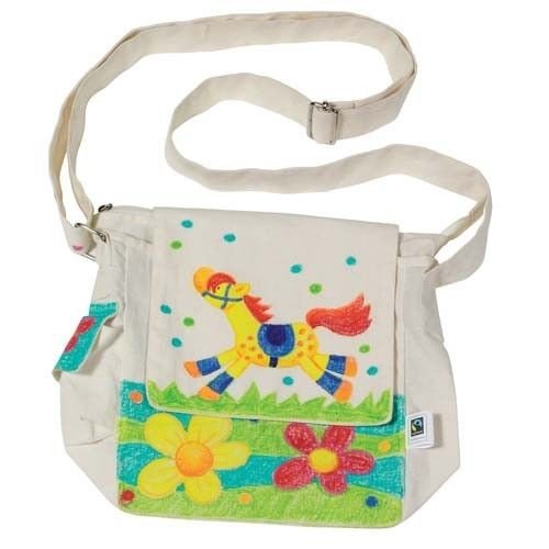 GOKI 58611 torba na ramię, Fair Trade, naturalna