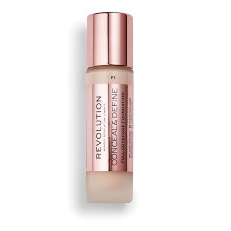 Makeup Revolution Conceal & Define podkład kryjący odcień F3 23 ml