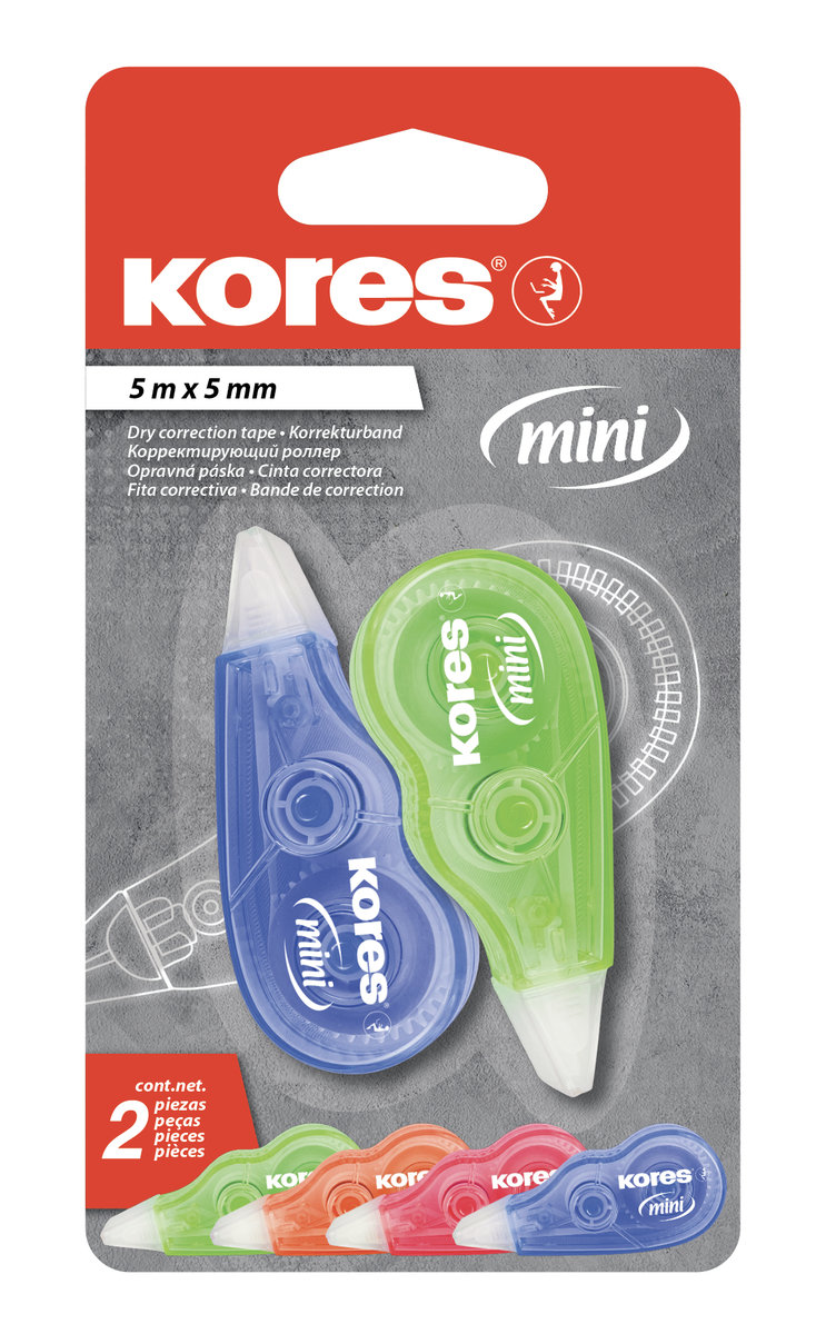 Korektor mini, 2 sztuki, blister