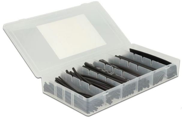 Delock Rurka termokurczliwa 100SZT black 86271