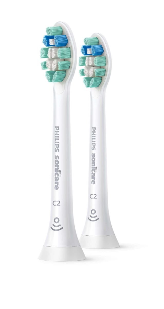 Philips Końcówki do Sonicare C2 Optimal Plaque Defence HX9022/10 (2 szt.)