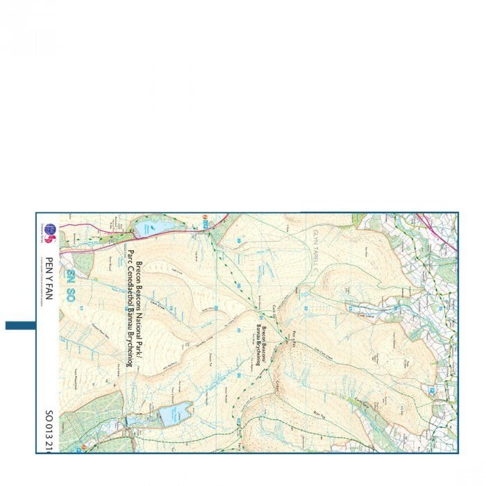 Lifeventure Ręcznik szybkoschnący SoftFibre OS Map Towel Giant, Pen-Y-Fan