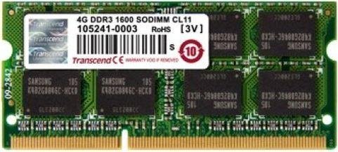 Pamięć SO-DIMM DDR3 TRANSCEND TS512MSK64W6H, 4 GB, 1600 MHz, 11 CL