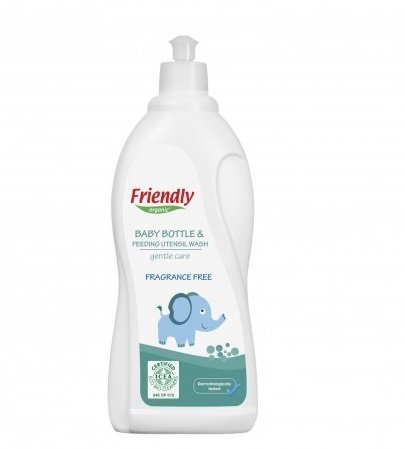 Friendly Organic Friendly Organic, Płyn do mycia butelek dziecięcych, bezzapachowy, 750 ml