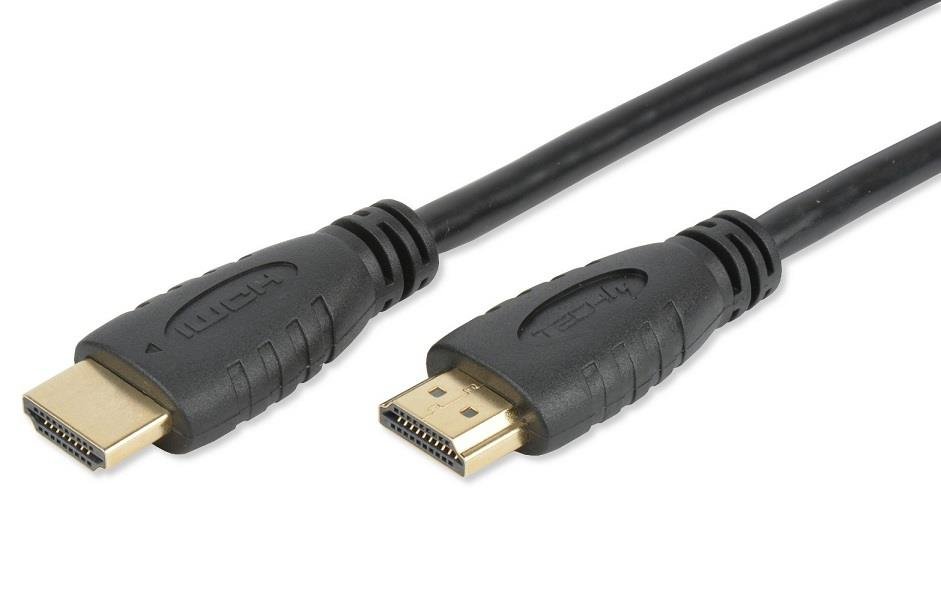 Techly Kabel HDMI HDMI-HDMI 2.0 M/M Ethernet 3D 4K, 6m, czarny 025930