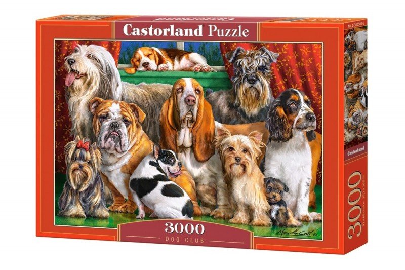 Castorland Puzzle 3000 elementów. Dog Club