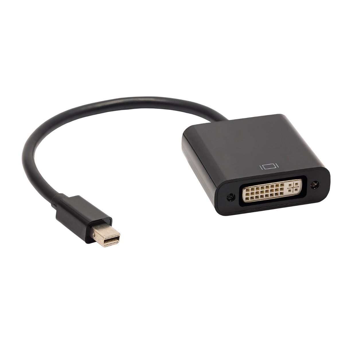 AKYGA Kabel adapter Akyga AK-AD-37 DVI 24+5 pin F mini DisplayPort M 0,15m czarny AK-AD-37