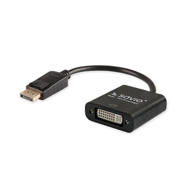 Elmak SAVIO CL-91 Adapter DisplayPort do DVI 24-pin żeński