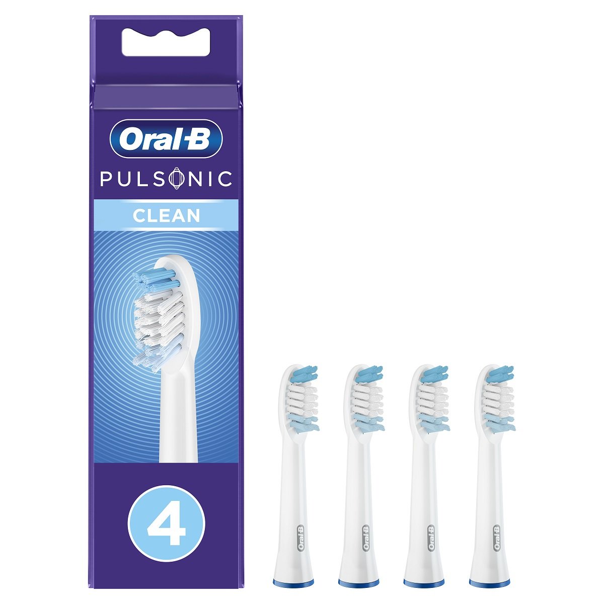 Oral-B Produkty do higieny jamy ustnej Pulsonic Końcówki wymienne do szczoteczek do zębów opakowanie 4 sztuki